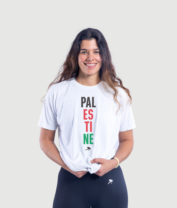 Palestine Flag Tee 🇵🇸 White