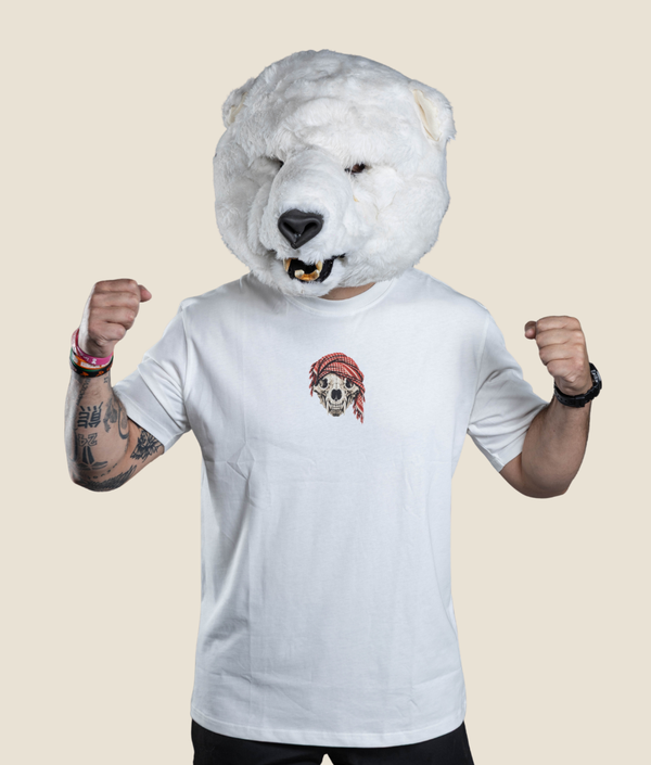 Bear Skull T-Shirt - White