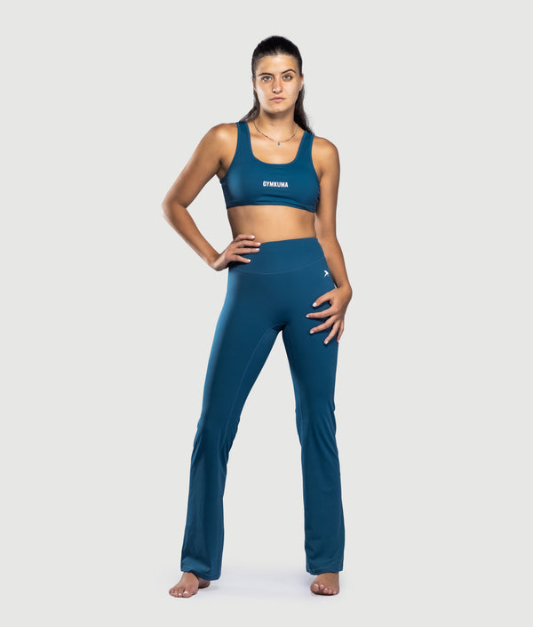 Fly-Half Bra in Blue Scrum, view 2 — GYMKUMA