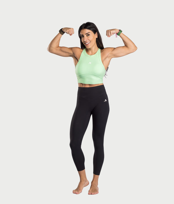 Stitch Tank in Spearmint, view 2 — GYMKUMA