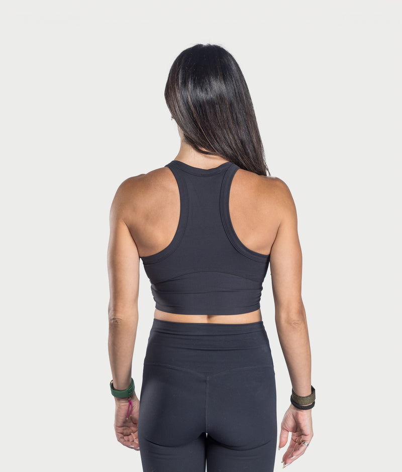 Stitch Tank - Black
