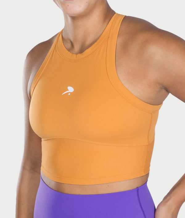 Stitch Tank in Amber Glow, view 2 — GYMKUMA