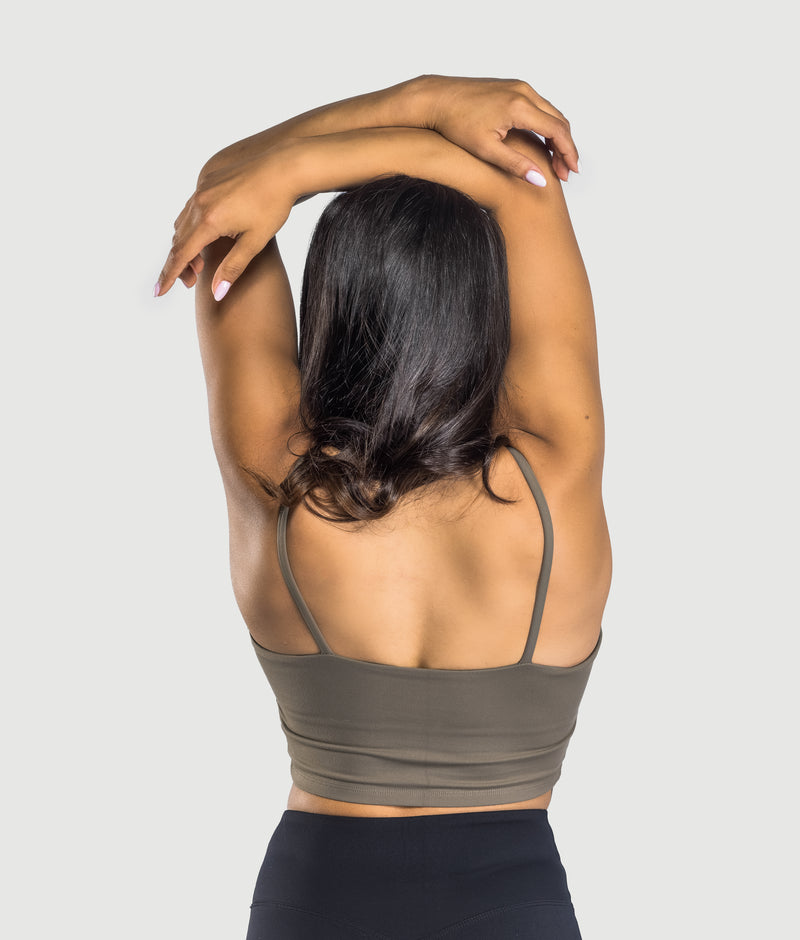 Level Up Bra Top - Truffle