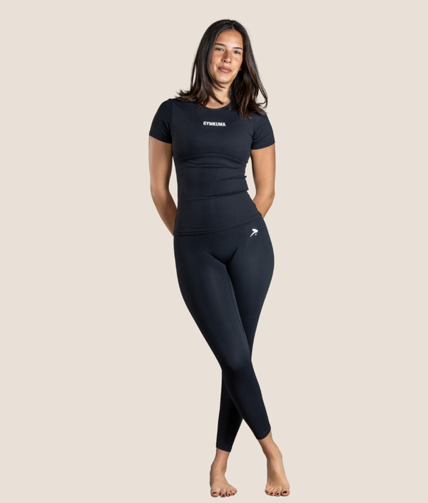 Passion Top in Black, view 2 — GYMKUMA