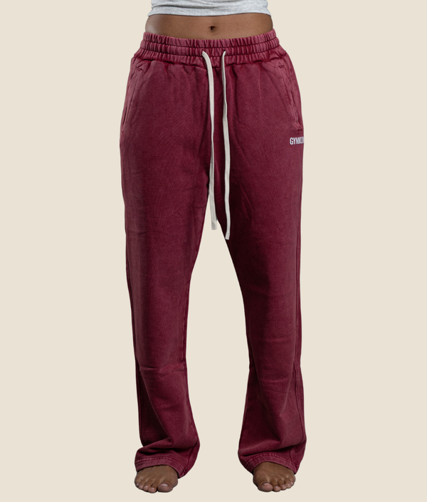 Nabila 2.0 Sweatpants in Washed Red — GYMKUMA