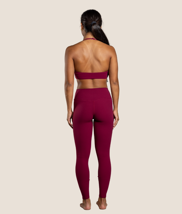 Next Level Bra in Pomegranate — GYMKUMA