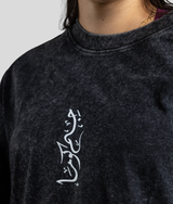 Ink Drop Oversized T-shirt - Black