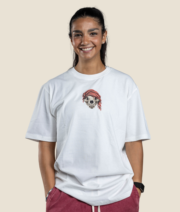 Bear Skull T-Shirt - White