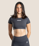 Passion Crop Top - Gray