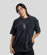 Ink Drop Oversized T-shirt - Black