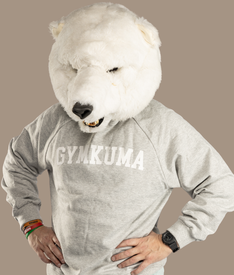 Varsity Oversized Knit Hoodie - Marshmallow Grey