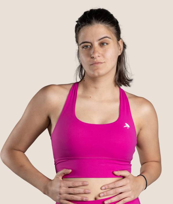Fly Bra in Fuchsia — GYMKUMA