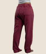 Nabila 2.0 Sweatpants in Washed Red, view 4 — GYMKUMA