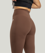 Performance Leggings - Mocha Brown