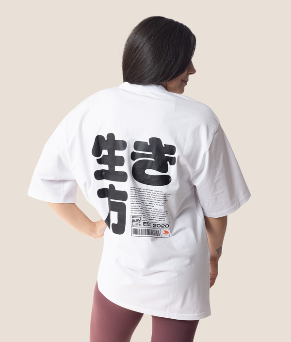生き方 Oversized T-shirt