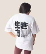 生き方 Oversized T-shirt