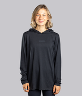 Icy LS Hooded Shirt - Black
