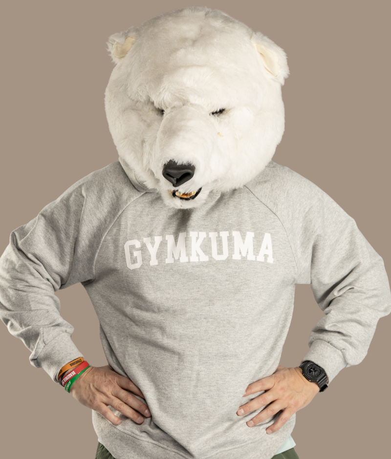 Varsity Oversized Knit Hoodie - Marshmallow Grey