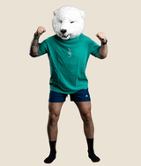 Ink drop Oversized T-shirt - Green