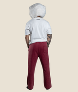 Nabila 2.0 Sweatpants in Washed Red, view 7 — GYMKUMA