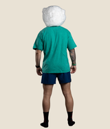 Ink drop Oversized T-shirt - Green