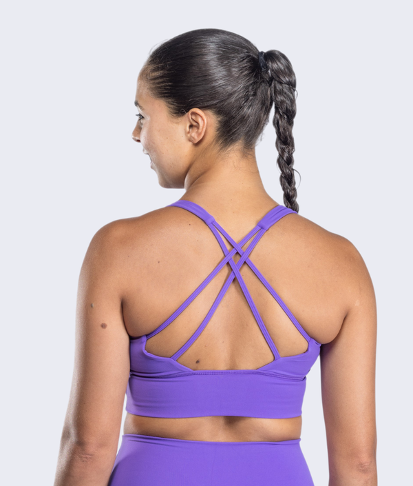 Fly Bra in Lavender Haze, view 2 — GYMKUMA