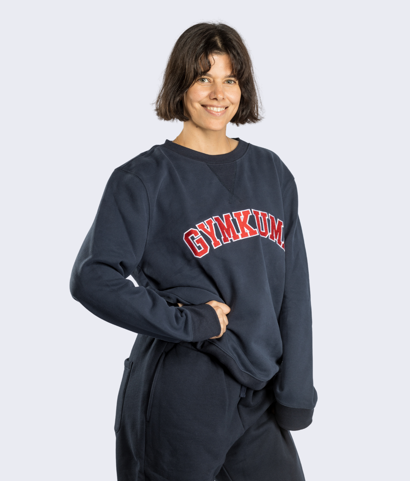 Varsity Sweatshirt - Navy Blue