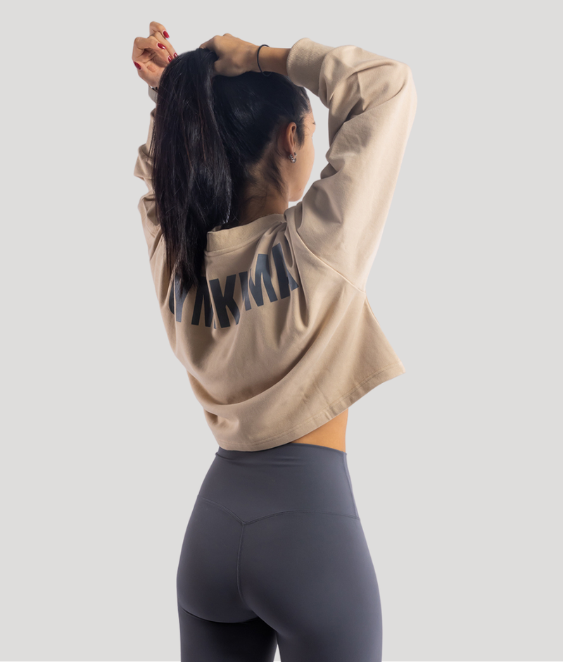 Citadel Cropped Crew - Beige