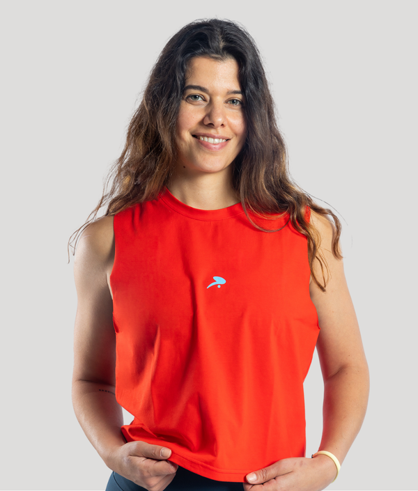 All out crop top - Cherry