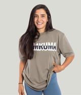 Retrobrand T-shirt - Hazelnut