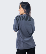 IRON oversized T-shirt - Gray/Black