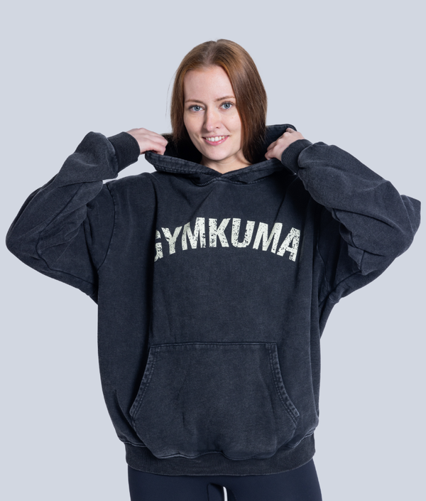 Roots Washed Hoodie - Black