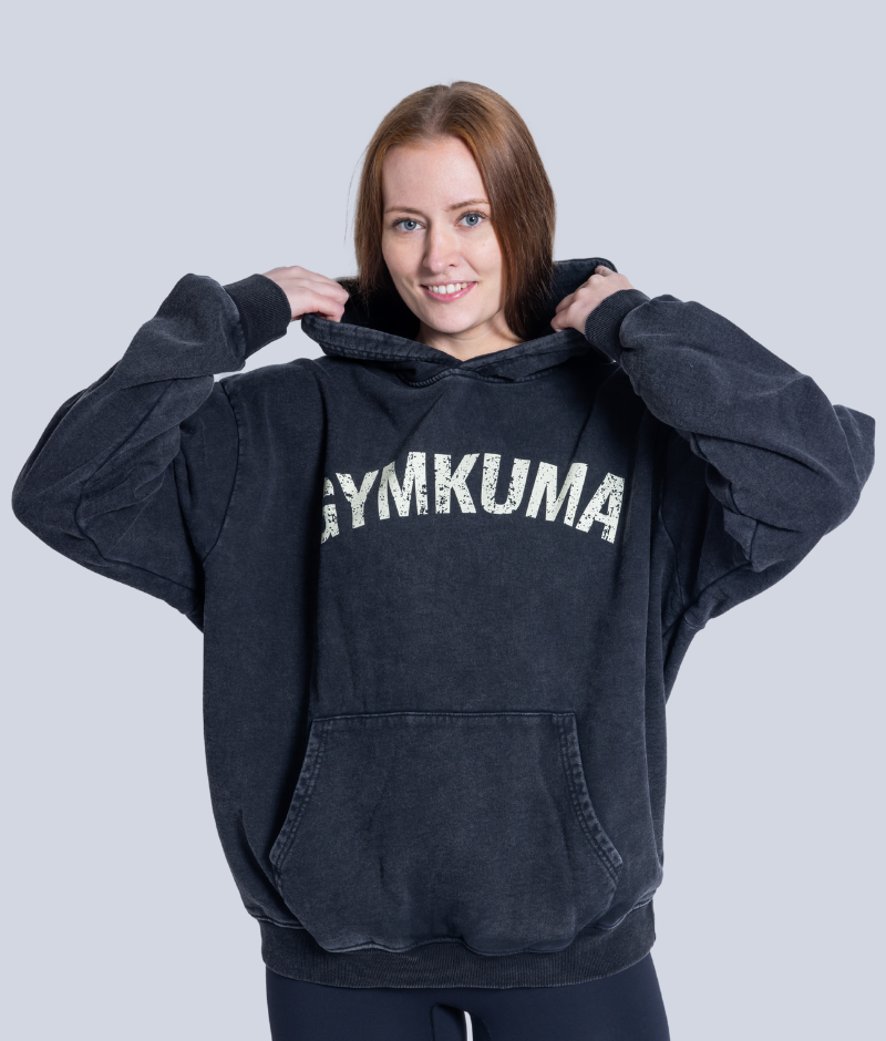 Roots Washed Hoodie - Black