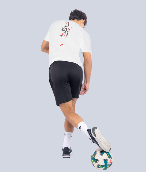 Gymkuma Script T-Shirt - White