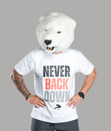 Never Back Down - White