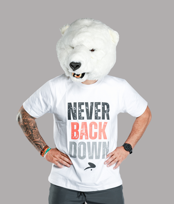 Never Back Down - White