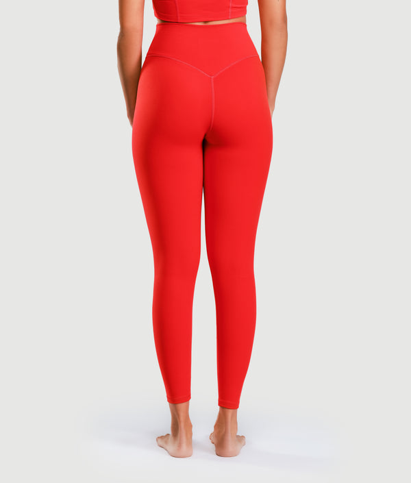 Andy Leggings in Chili, view 2 — GYMKUMA