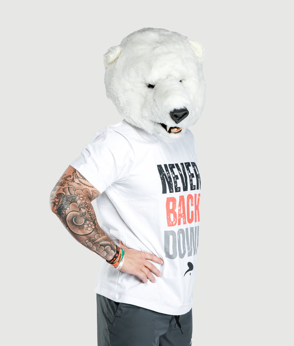 Never Back Down - White