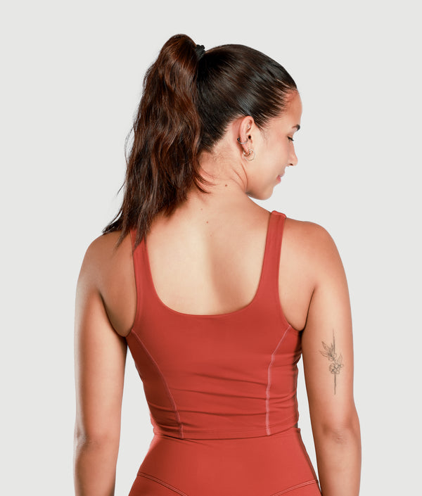 Andy Bra in Cinnamon, view 2 — GYMKUMA