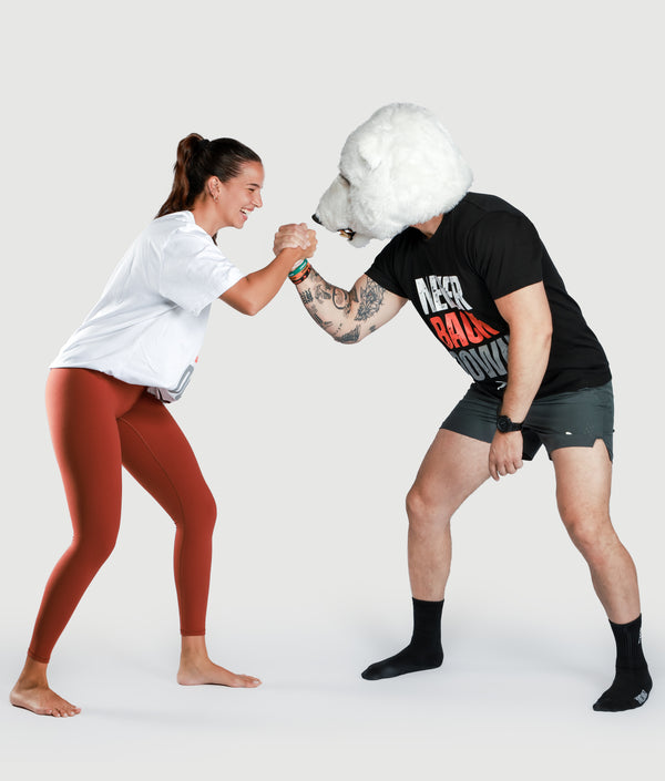 Never Back Down - White