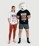 Never Back Down - White