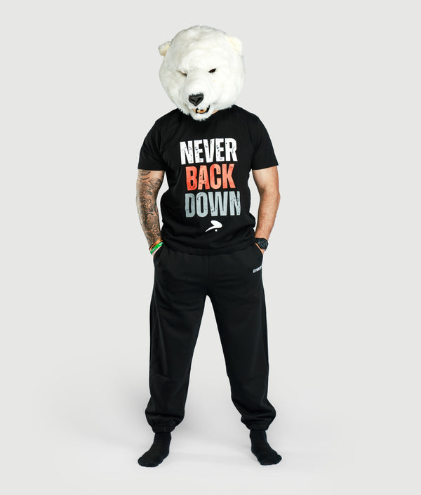 Piston Sweatpants in Black, view 2 — GYMKUMA