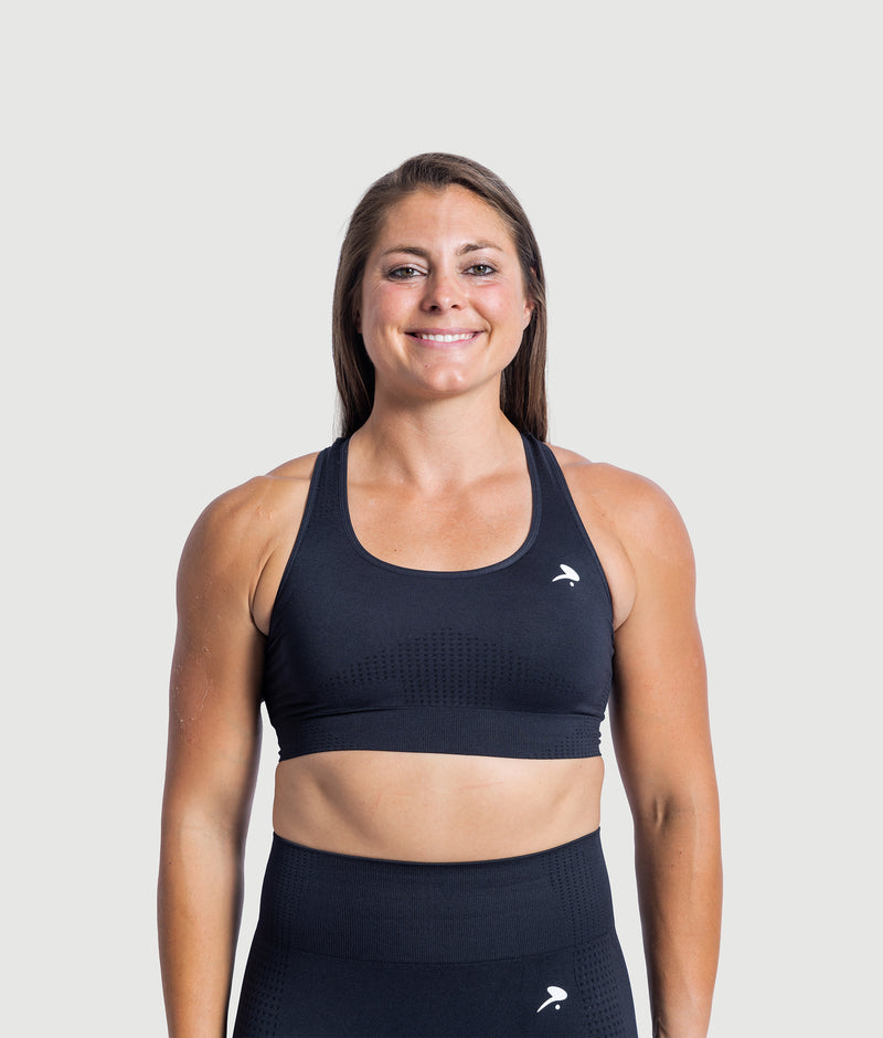 Athena Seamless Sports Bra - Midnight