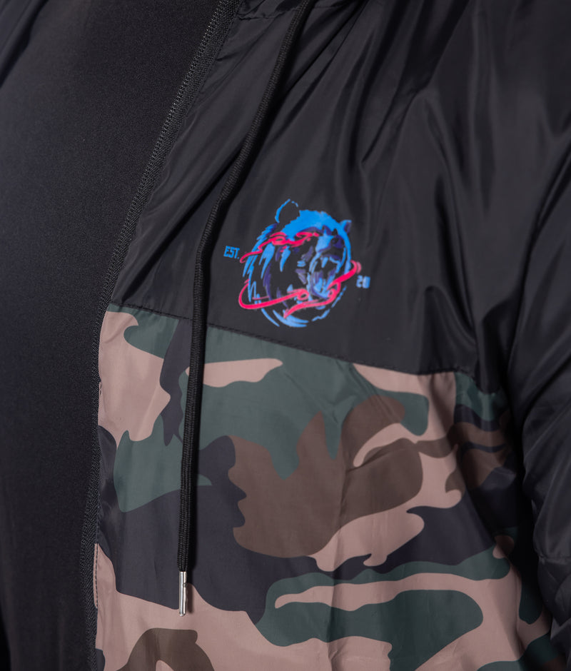 Camo X windbreaker