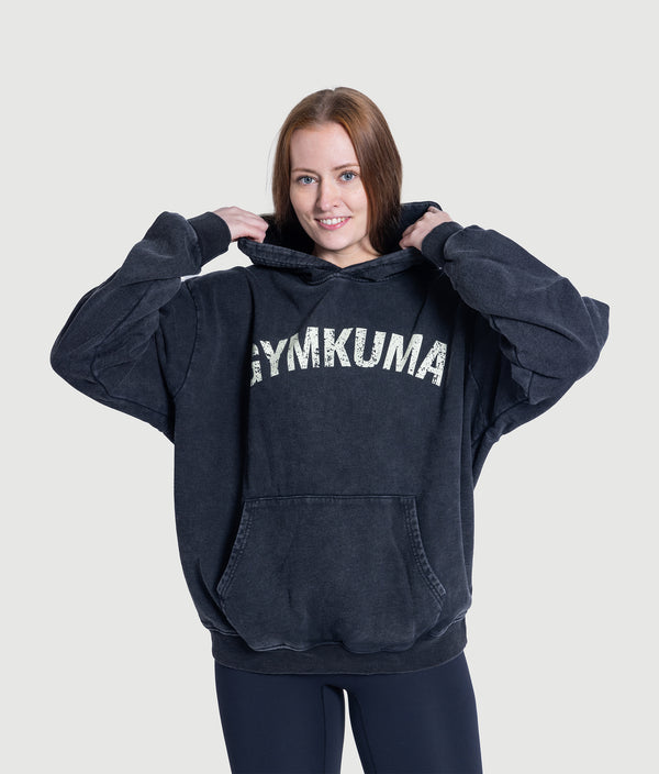 Roots Washed Hoodie - Black