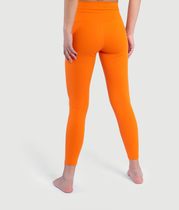 Halo Leggings - Neon Orange