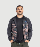 Camo X windbreaker