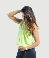 All out crop top - lime