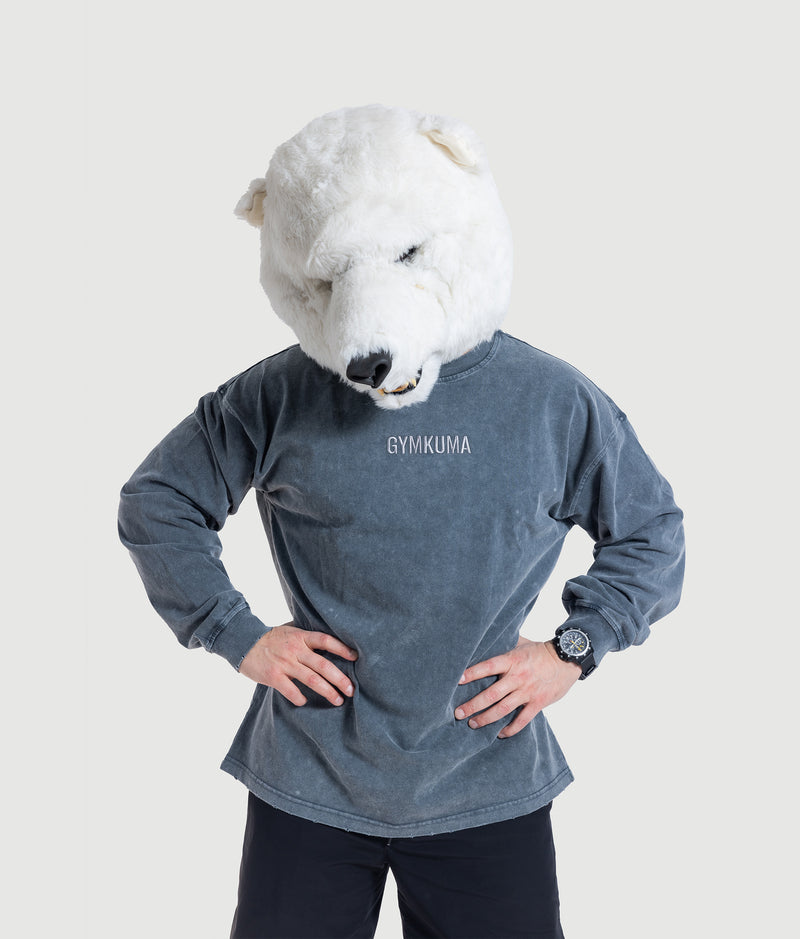 Roots Heavyweight Crew - Stone Blue