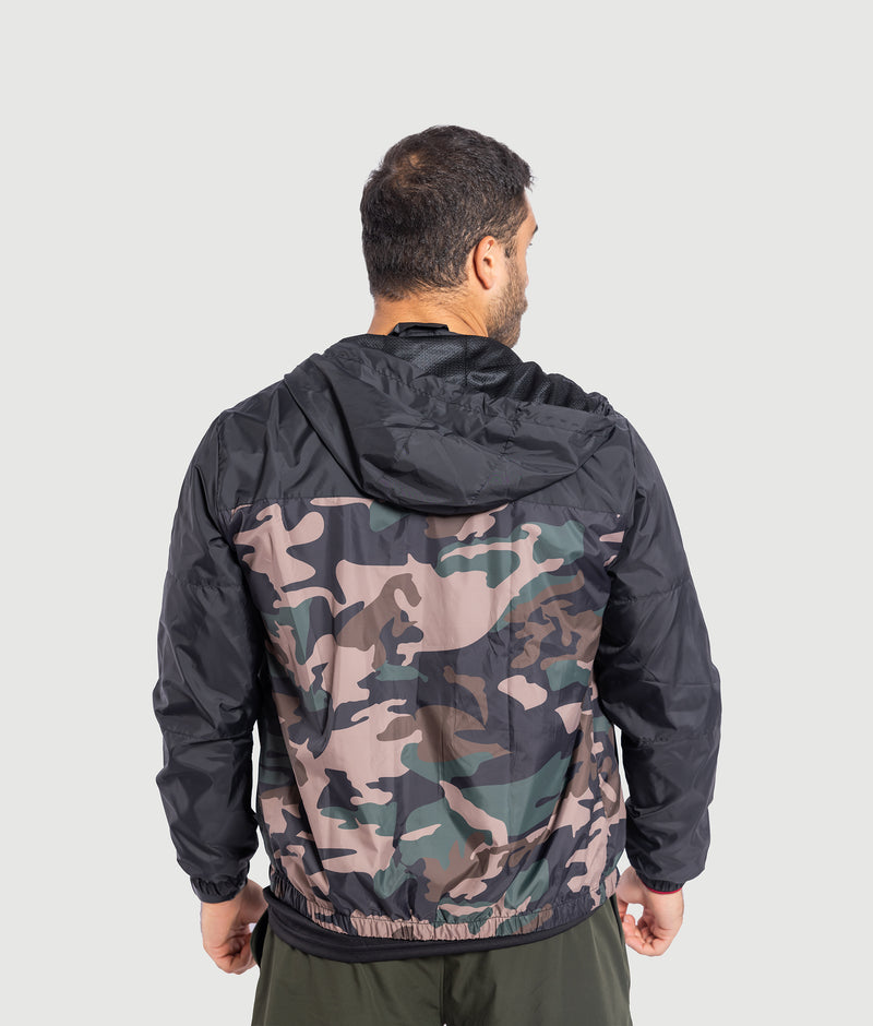 Camo X windbreaker